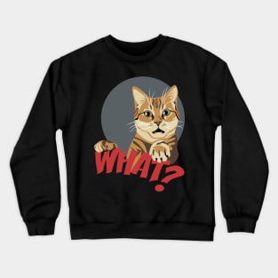 What Cat Crewneck Sweatshirt